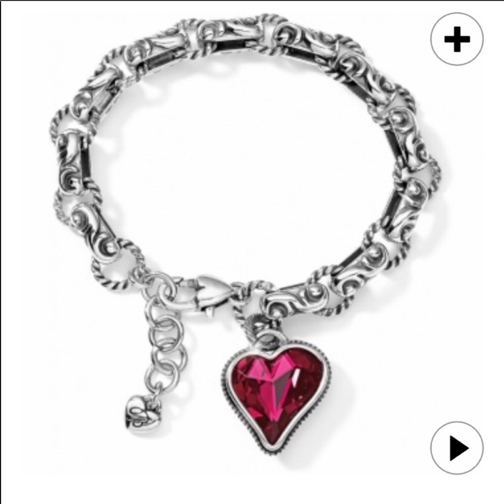 Bibi heart bracelet by Brighton nwt